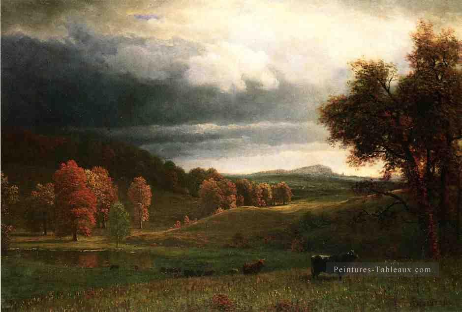Paysage d’automne Les Catskills Albert Bierstadt Peintures à l'huile